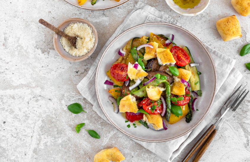 Grillgemüse-Panzanella