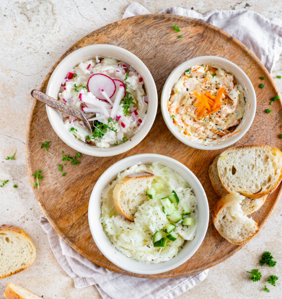 Dreierlei Sommeraufstriche