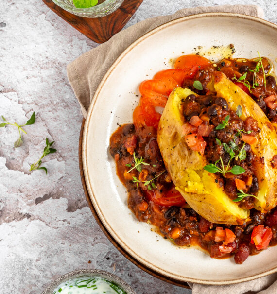 Ofenkartoffel Chili con Carne