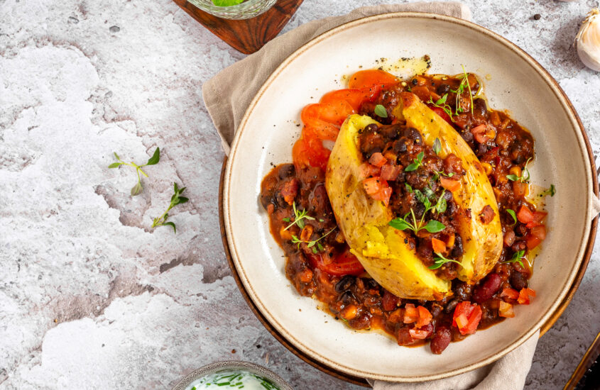 Ofenkartoffel Chili con Carne