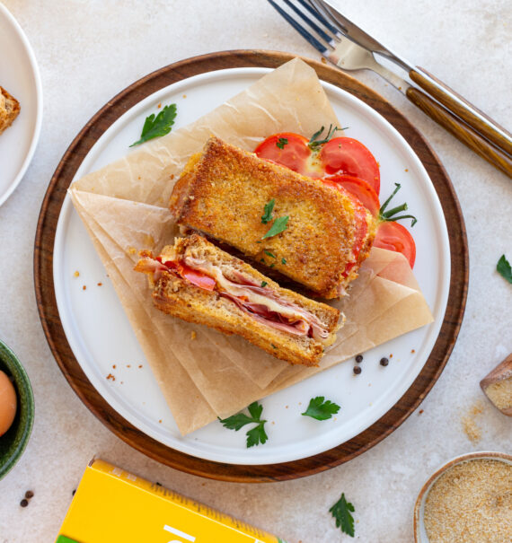 French-Toast mit Speck