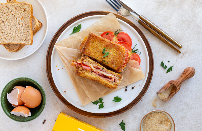 French-Toast mit Speck