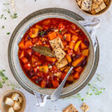 Süßkartoffel Paprika Eintopf