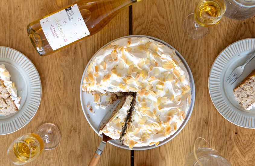 Apfel Baiser Kuchen