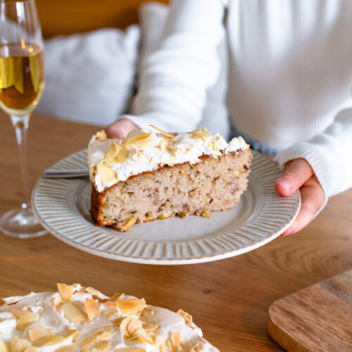 Apfel Baiser Kuchen