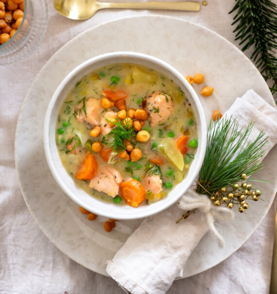 Finnische Lachsssuppe