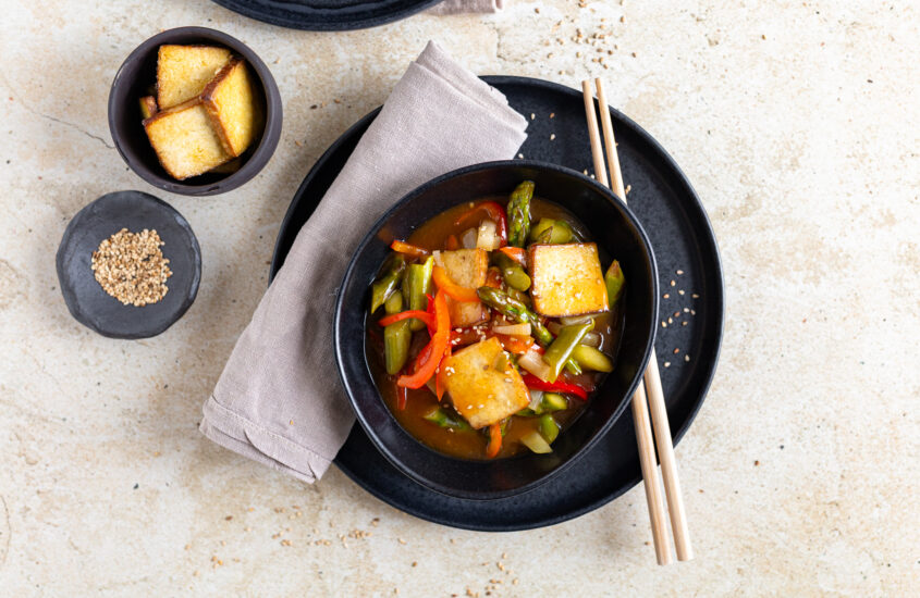 Asia Gemüsepfanne mit Tofu
