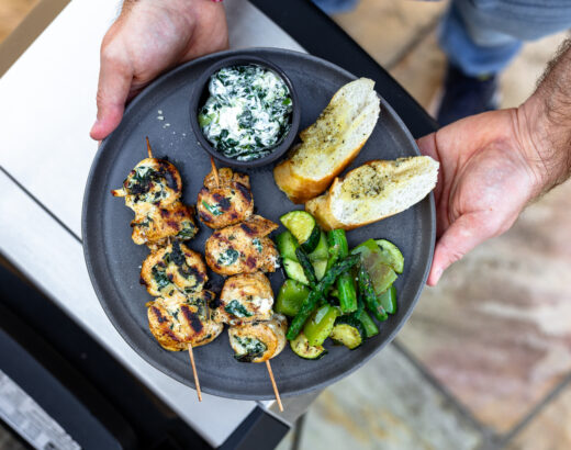 Hendlrouladen vom Grill