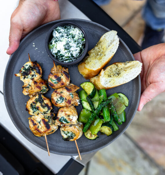 Hendlrouladen vom Grill