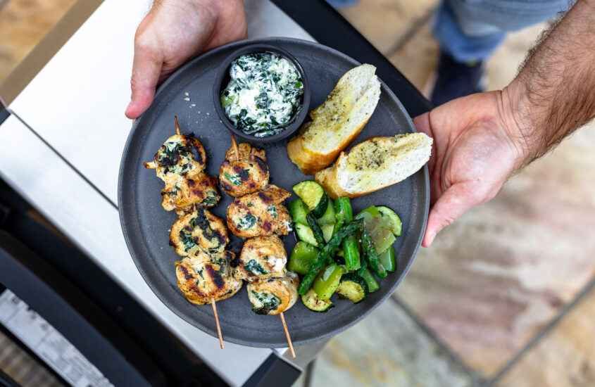 Hendlrouladen vom Grill