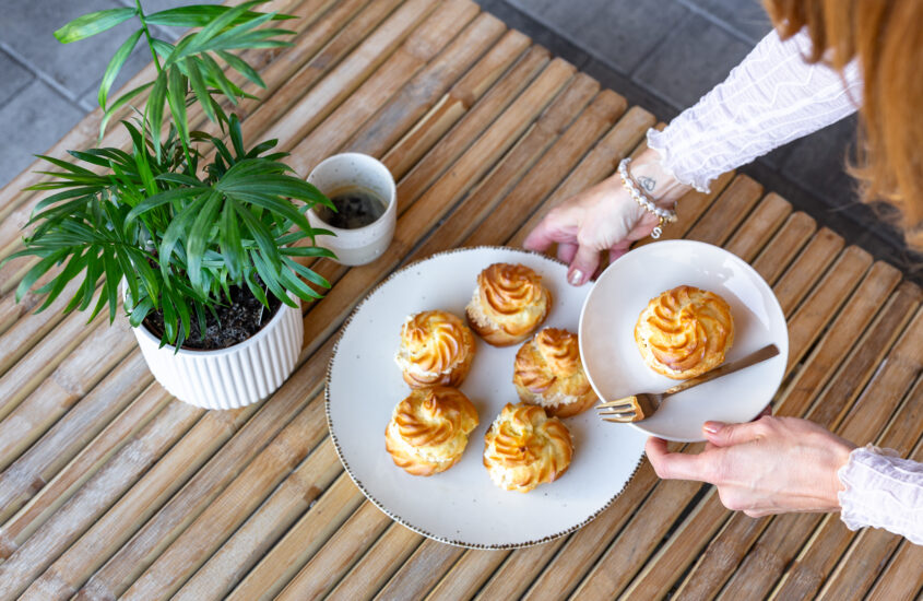 Kaffee-Brandteigkrapferl