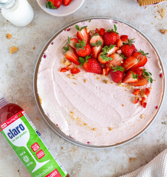 No-Bake Erdbeer-Cheesecake