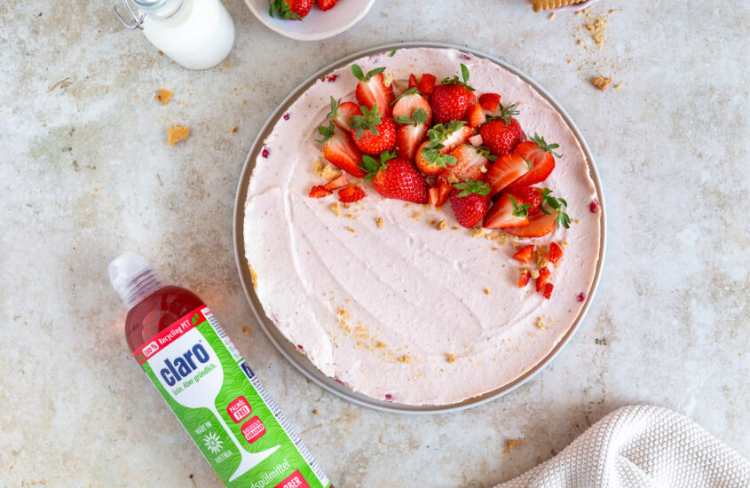 No-Bake Erdbeer-Cheesecake