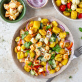 Griechischer Gnocchi-Salat