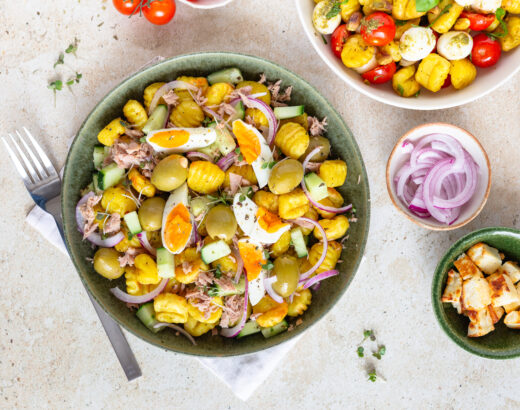Französischer Gnocchi-Salat