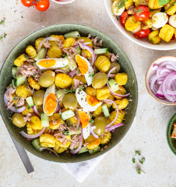 Französischer Gnocchi-Salat