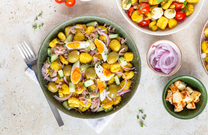 Französischer Gnocchi-Salat
