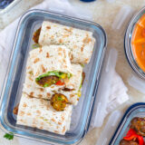 Wraps mit Hummus & Bällchen