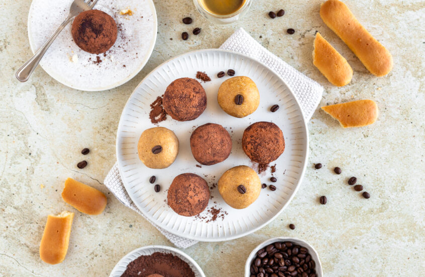 Kaffee-Tiramisu-Bällchen