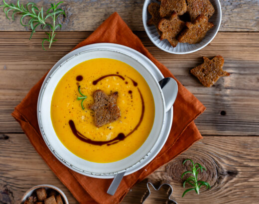 Kürbis Käse Suppe