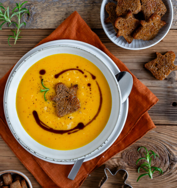 Kürbis Käse Suppe