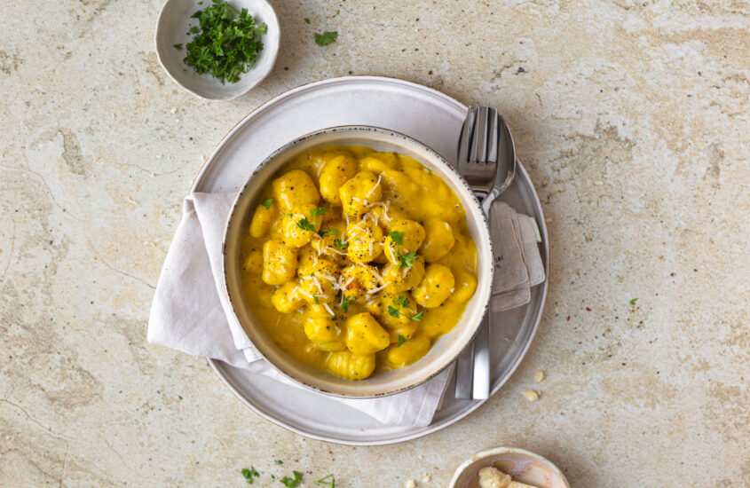 One Pot Kürbis Gnocchi