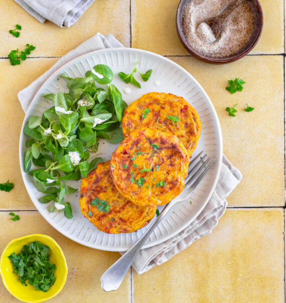 Kürbis Käse Laibchen