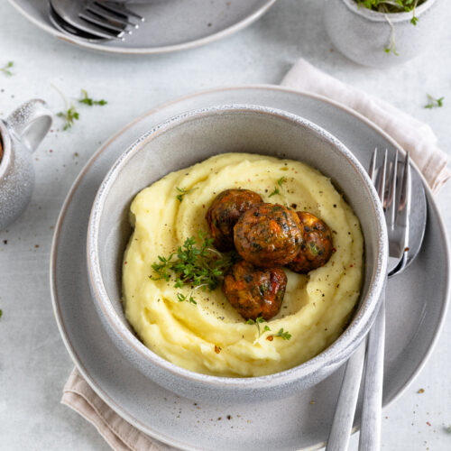 Faschierte Gemüsebällchen aus dem Ofen