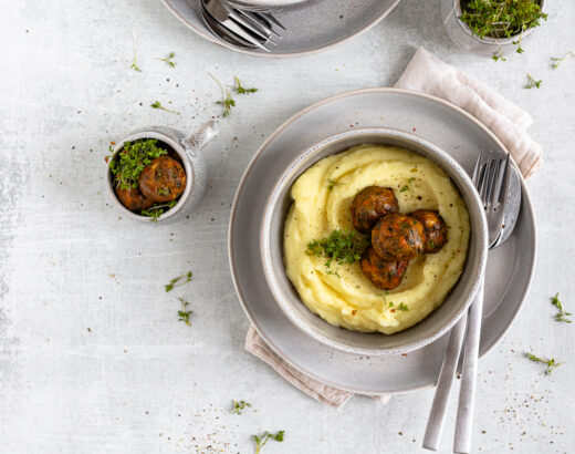 Faschierte Gemüsebällchen aus dem Ofen