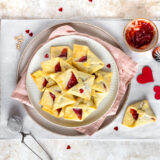 Briefe aus Mürbeteig mit Marmelade