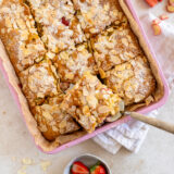 Erdbeer Rhabarber Rührkuchen