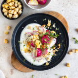Ofen-Radieschen mit Crouton-Crunch